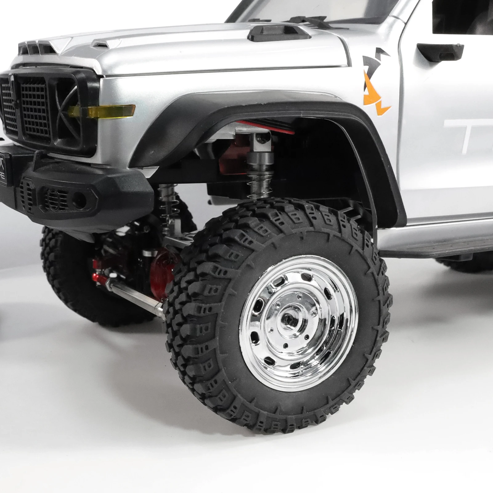 70mm 5mm Hex Rubber RC Wheels Tires High Performance Upgrade Parts for MN99S MN98 MN82 WPL C24-1 B36 D12 C64 D74-1 Off Road RC C view 2