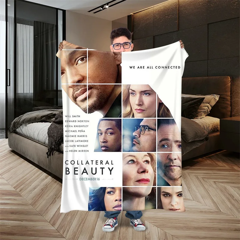 Your Picture Blanket Cover Coral Fleece Plush Customized DIY Print on Demand Dropshipping Warm Throw Blankets for Bedspread