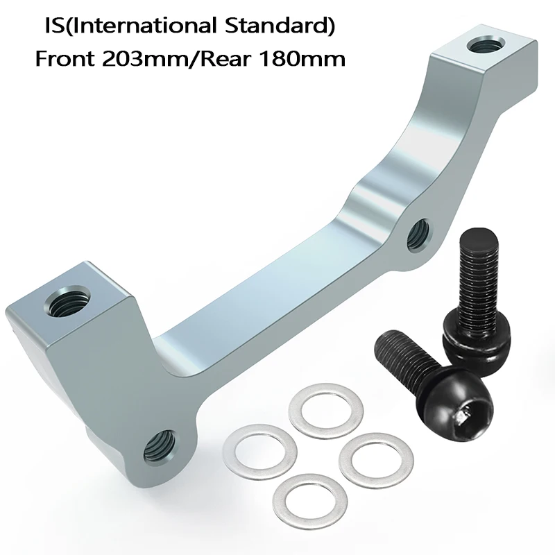 BUCKLOS Fahrrad-Scheibenbremsenadapter IS PM Fahrrad-Scheibenbremsenhalterung für 180/203MM Fahrradbremsen Bremssatteladapter mit Schrauben – Detail 23
