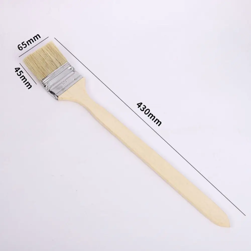 

Long Handle Elbow Marine Paint Brush Mixed Pig Mane Hair Solid Wood Handle Elbow Paint Brush Wall Painting Cleaning Tool