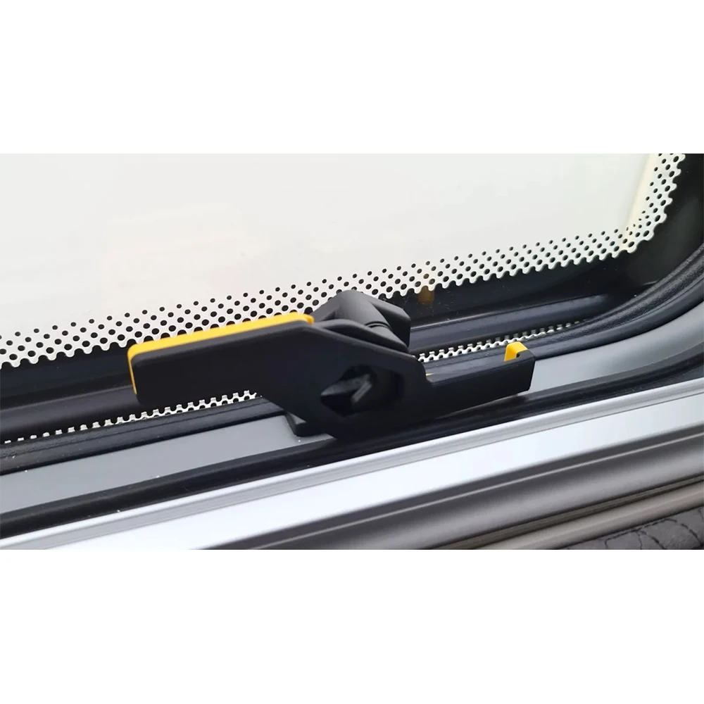 Bloqueio de segurança de janela única de lado direito/esquerdo de plástico para acessórios de caravana RV fechaduras de segurança de janela acessórios de motorhome