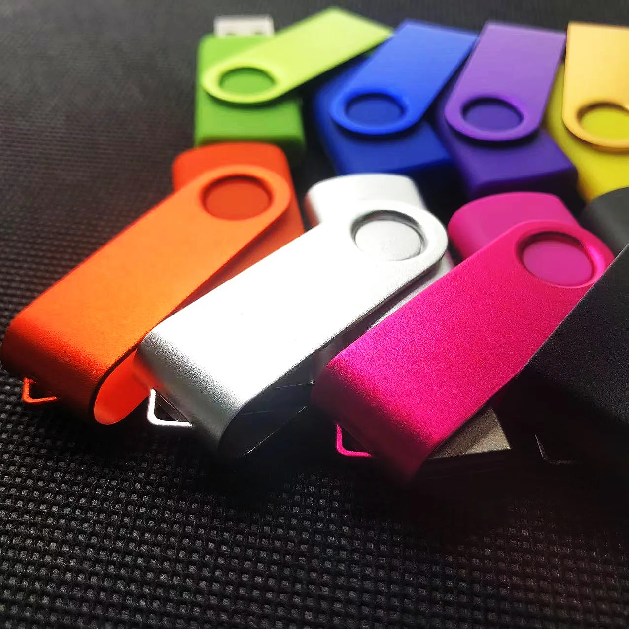 X 10 шт. пользовательская УФ-печать цветной логотип металлические зажимы USB 2,0 4 ГБ 8 ГБ 16 ГБ 32 ГБ 64 ГБ флэш-накопители