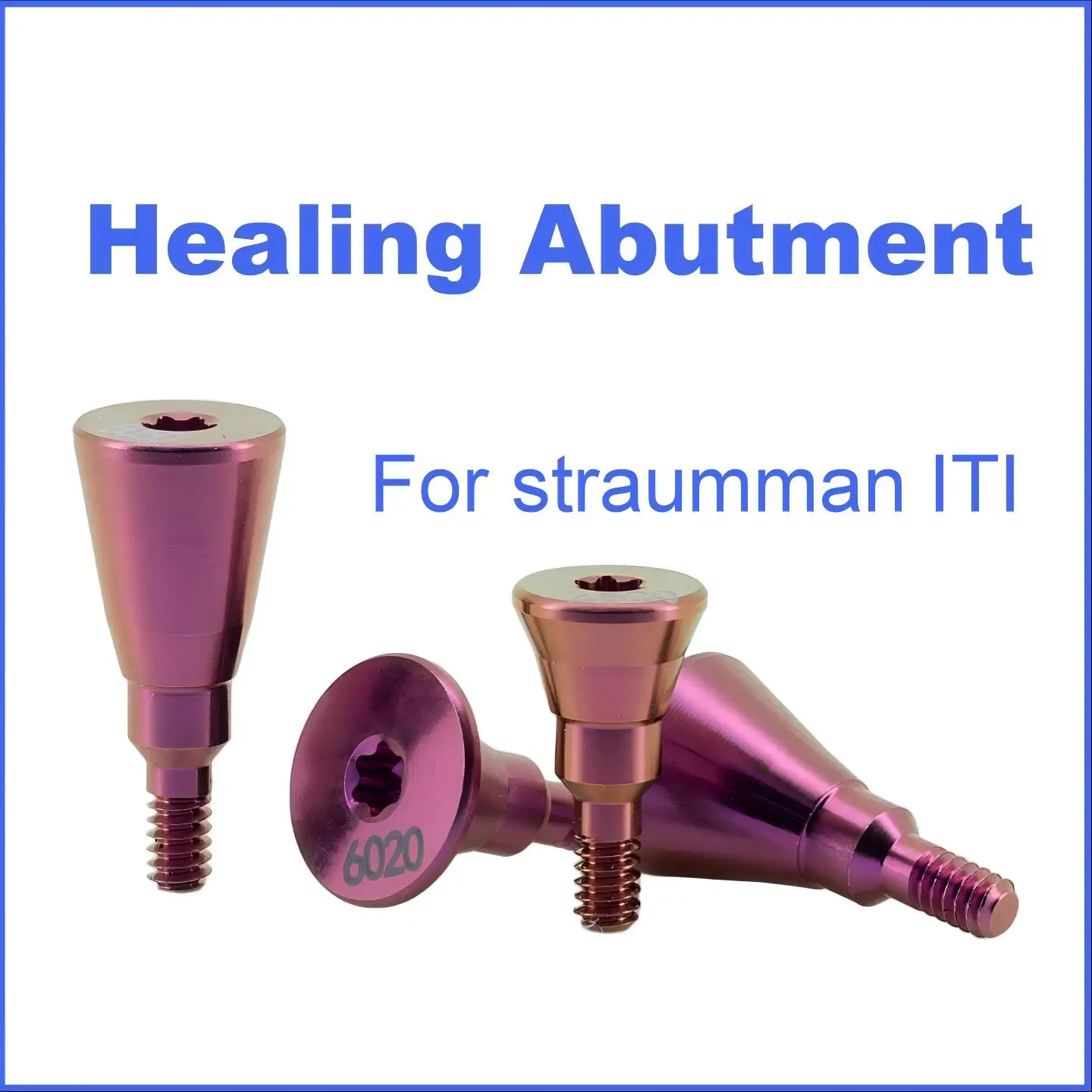 High Precision Dental Implant Healing Abutment for Straumann ITI System Titanium Gingival Former Surgical Tool