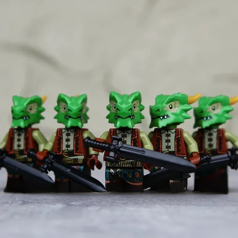 5cm New Anime Figure Green Dragon Man Pripheral Action Figure Decorate Model DIY Undead Knight Toys for Children Gifts Toys Kids