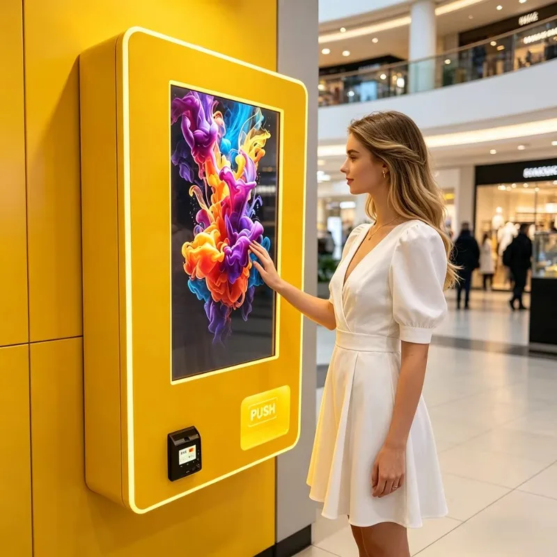 Perfume Spray Vending Machine with Id Verification Wholesale with LED Light & Cashless Payment Touch Screen Vending Customized