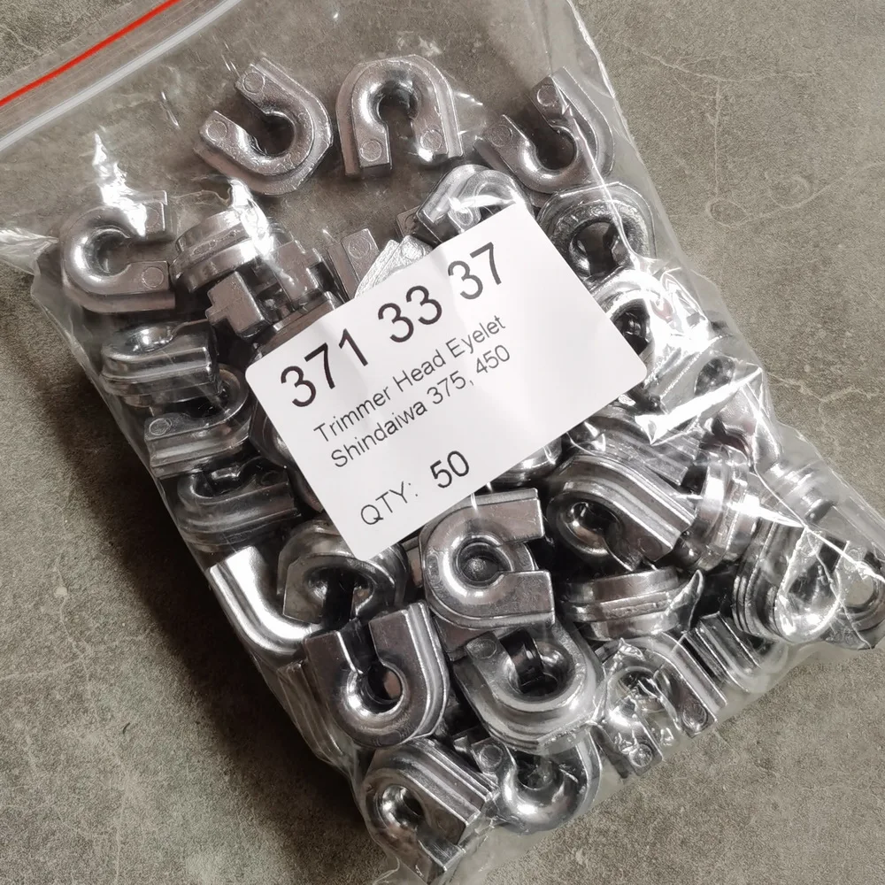 50Pcs Trimmer หัวตาไก่ Shindaiwa Speed Feed 375 450ระเหิดช่องว่าง