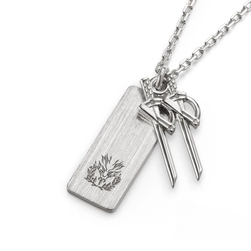 New Arknights Młynar Lappland the Decadenza Kal'tsit Creative secondary game peripheral necklace cartoon fashion hundred pendant - Image 6