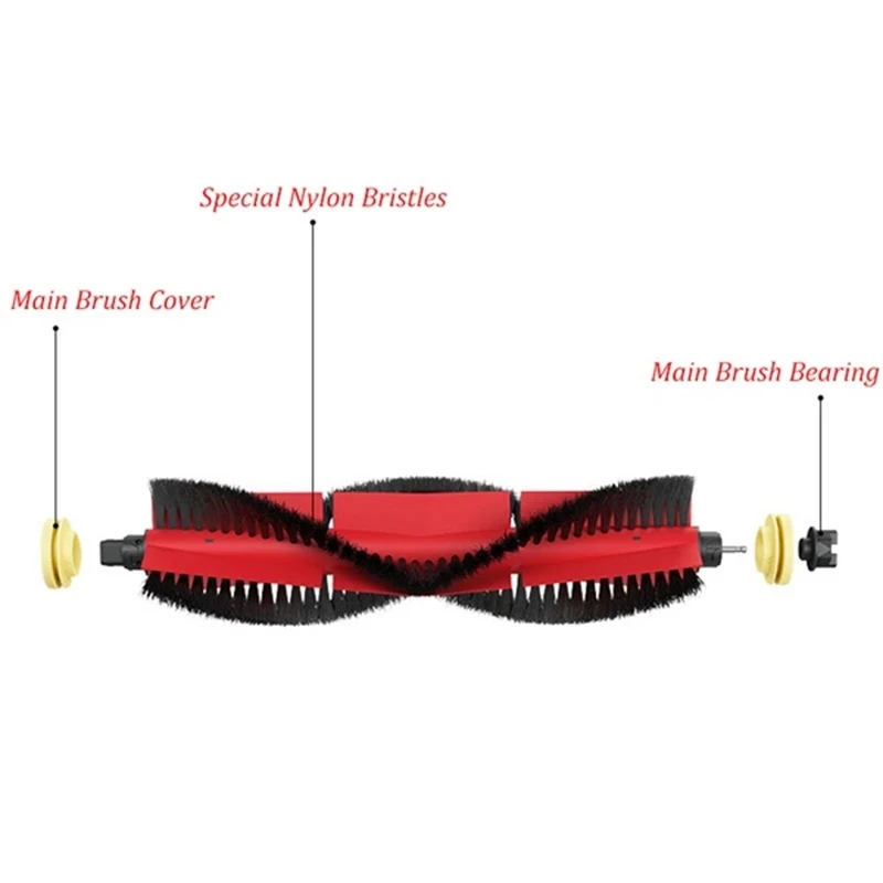 Accessoires de remplacement pour aspirateur Xiaomi Roborock S5/S5/Max/S6/Maxv/S6/Pure E4/E5, avec filtre et tissus de vadrouille pour brosse latérale principale