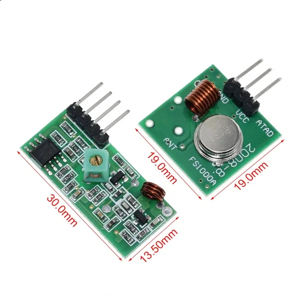 5V Super Renewable Receiver Module Wireless Receiver Wireless Transmitter Module 433Mhz 315MHZ