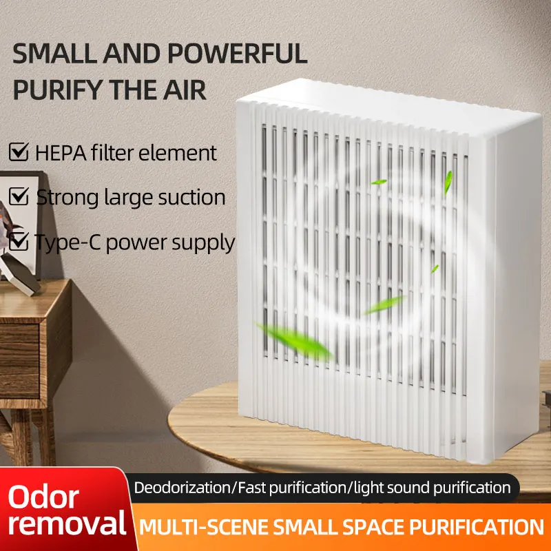 Air Purifier HEPA Filter For Lndoor Air Purifier 99.9% Removal With Ionizer Quiet  Bedroom Pets Air Purifier Air Freshener