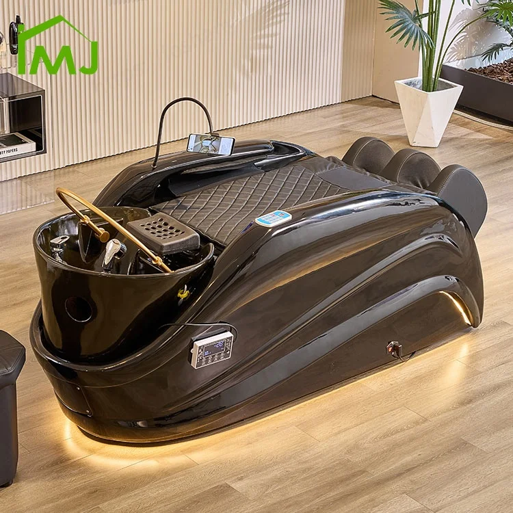 

Beauty Salon Hair Wash Head Spa Electric Massage Shampoo Bed
