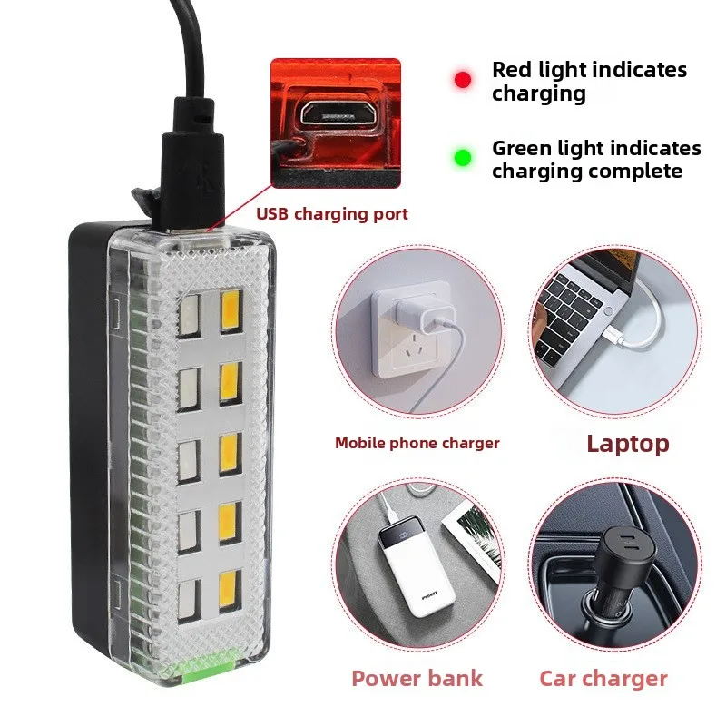 

Mountain Bike Tail Light Night Ride LED Flaing Waterproof Road Bicycle Se Light Equipment High Brightn Flaing Wate...