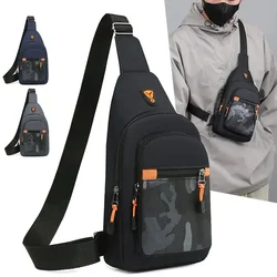 Chest Bag Men's One Shoulder Crossbody Bag Large Capacity Outdoor Sports Leisure Fashion Small Shoulder Bag Backpack Men's