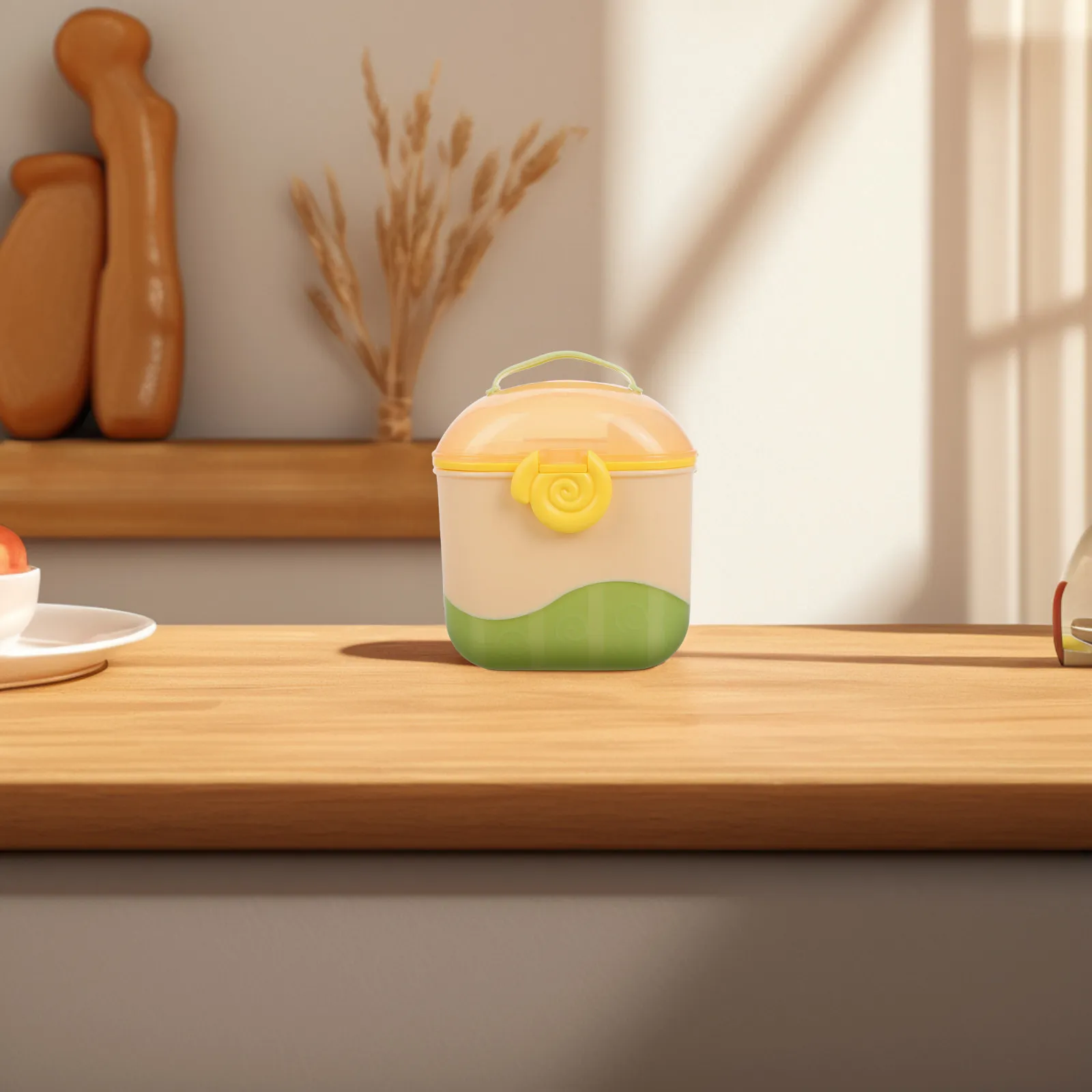 

Контейнер для хранения детского питания, портативный дозатор для молочной смеси, герметичный контейнер с несколькими отделениями для путешествий, коробка для закусок для малышей