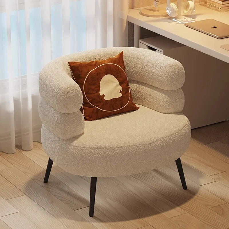 

Beige Simple Living Room Chairs Classic Designer Relaxing Modern Chairs Living Room Ergonomic Fauteuil Salon Furniture Home