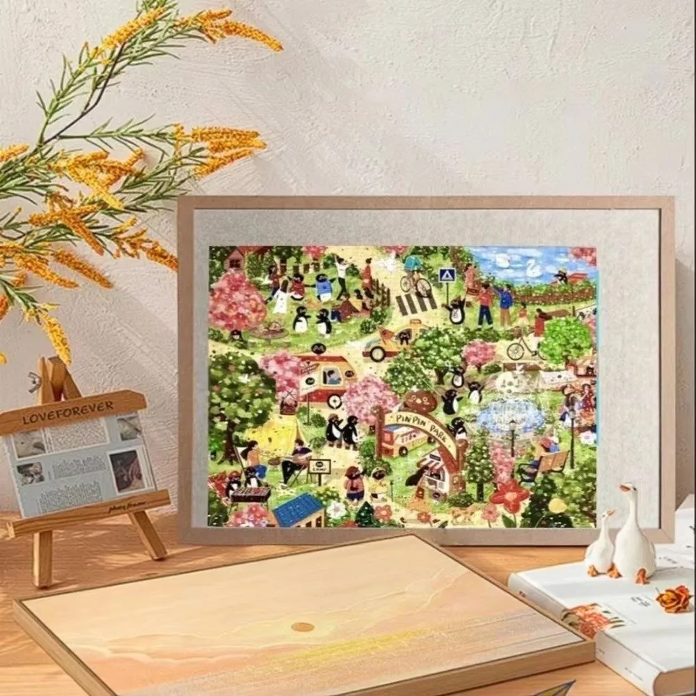 

Felt Surface Puzzle Storage Board Non-Slip Thickened Puzzle Non-Slip Backing Folding Moisture-proof Puzzle Workbench