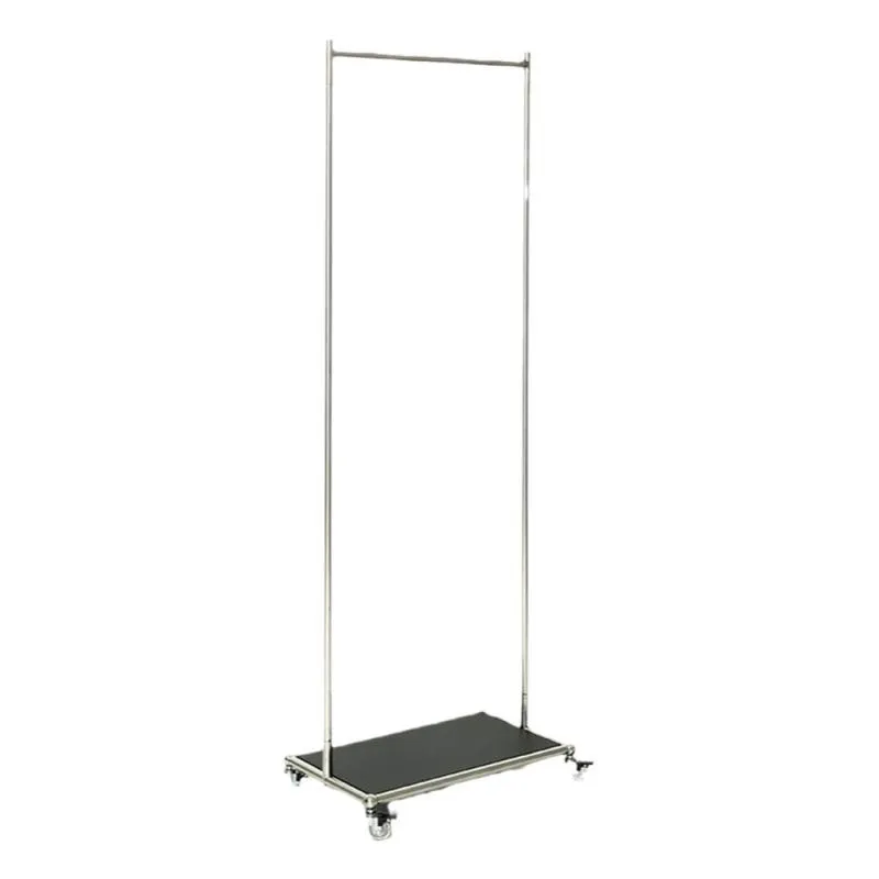 

Medieval coat rack removable clothes storage rack simple floor-to-ceiling stainless steel partition