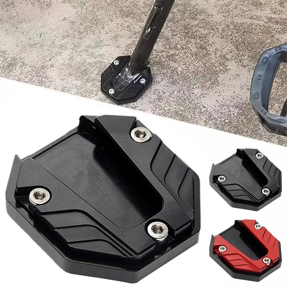 

Aluminum Alloy Motorcycle Bike Kickstand Foot Extender Kickstand Secure Stable Motorbike Motorcycle Plate Accessories Holde E7L4