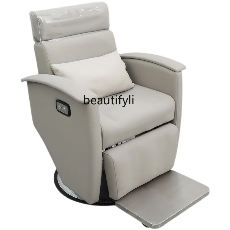 

Barber shop rotating lift hair care electric down salon chair