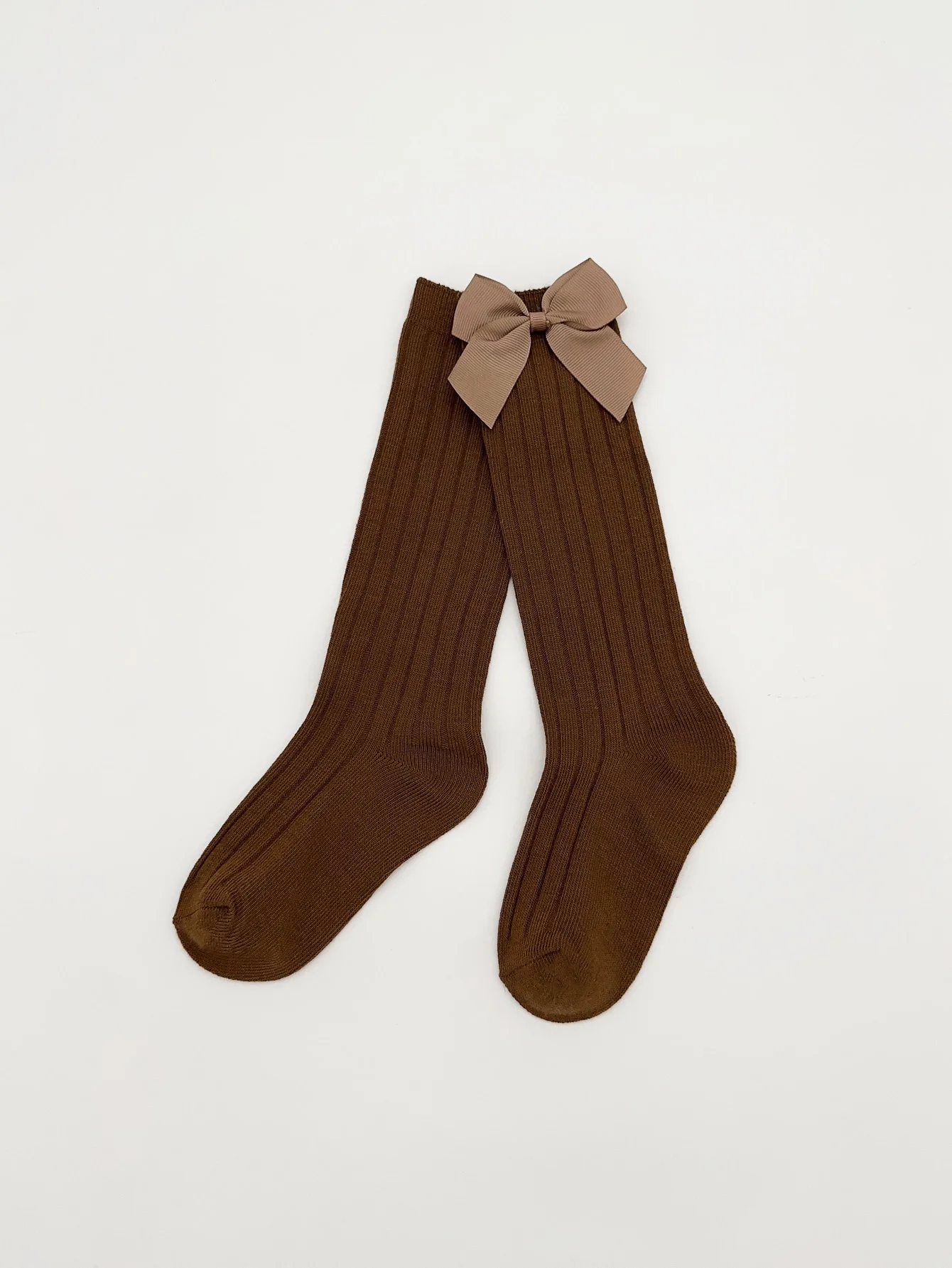 3-Pack Girls' High Knee Socks with Bow Decorations 6