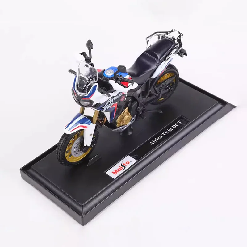 

Масштаб 1:18, пластиковая африканская модель мотоцикла Twin DCT, готовый продукт, имитация коллекции игрушек, статическая модель, орнамент