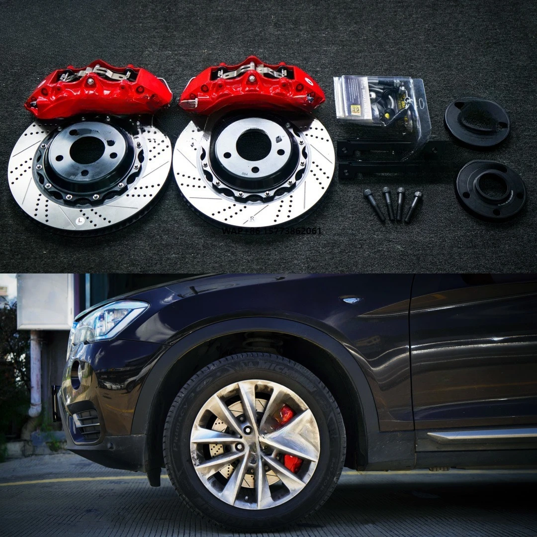 

Racing P60NS Front Big Brake Kit 6 Piston Caliper with 355*32 mm Rotor BBK Auto Brake System for X3 18 19 Inch Car Rim