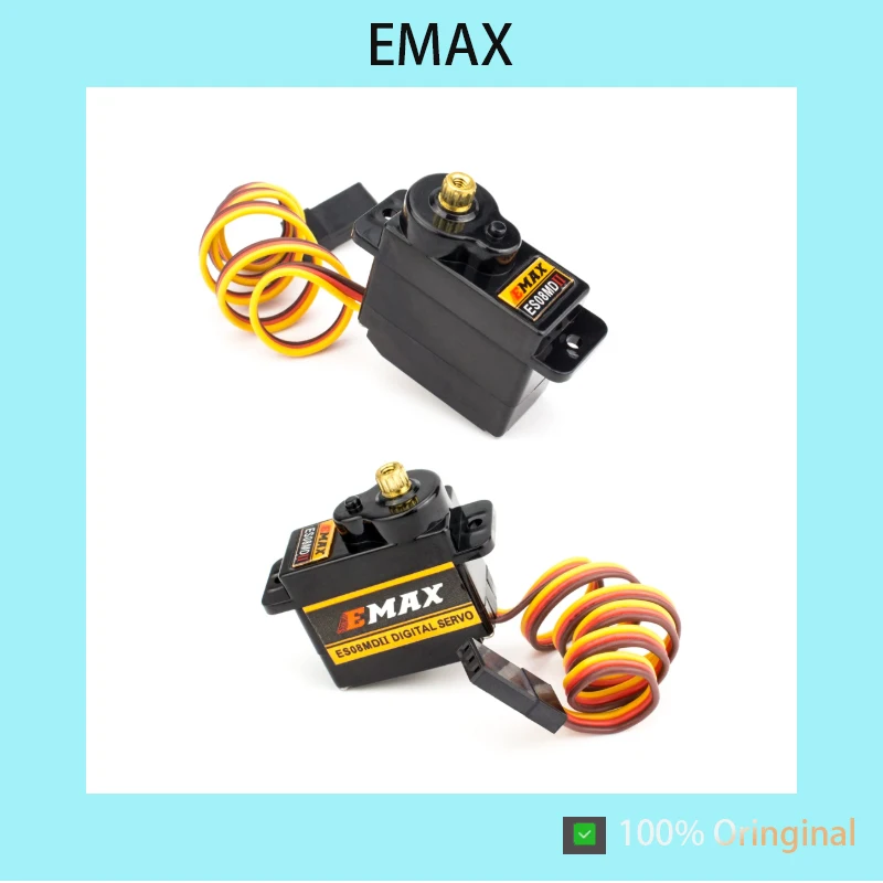 EMAX ES08MD II Fixed-wing RC Servo, 12g High Precision Metal Gear Digital Servo