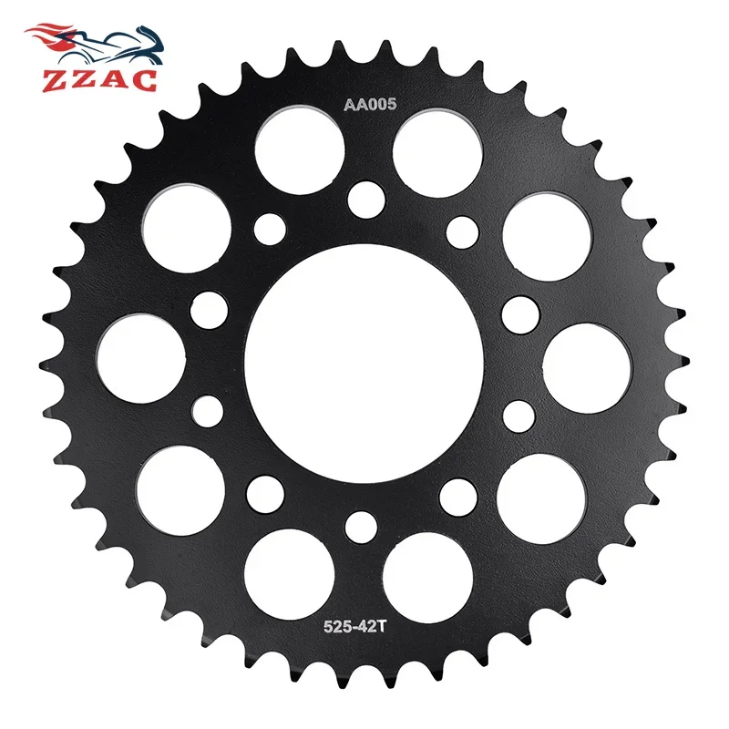 

525 42T 44T 45T 20CrMnTi Motorcycle Rear Sprocket Sprocket For HONDA CRF1000 CRF1100 CB400 VT600 CBR400 VLX400/600 NV400 NV600