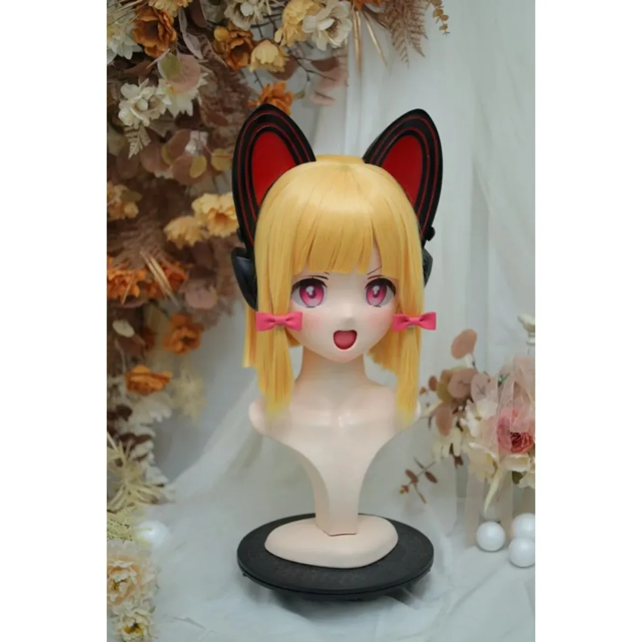 Kigurumi Cai Yu Moe NFD voller Stirnbandschloss Cosplay Headshell Requisiten Kostüm Anime Spiel