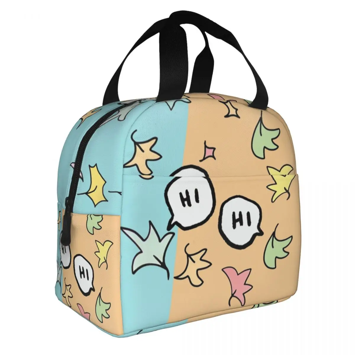 Hearstopper Hi - Hi Lunch Bag Men Women Cooler Warm Insulated Lunch Box for Kids School Thermal Bags lunchbag