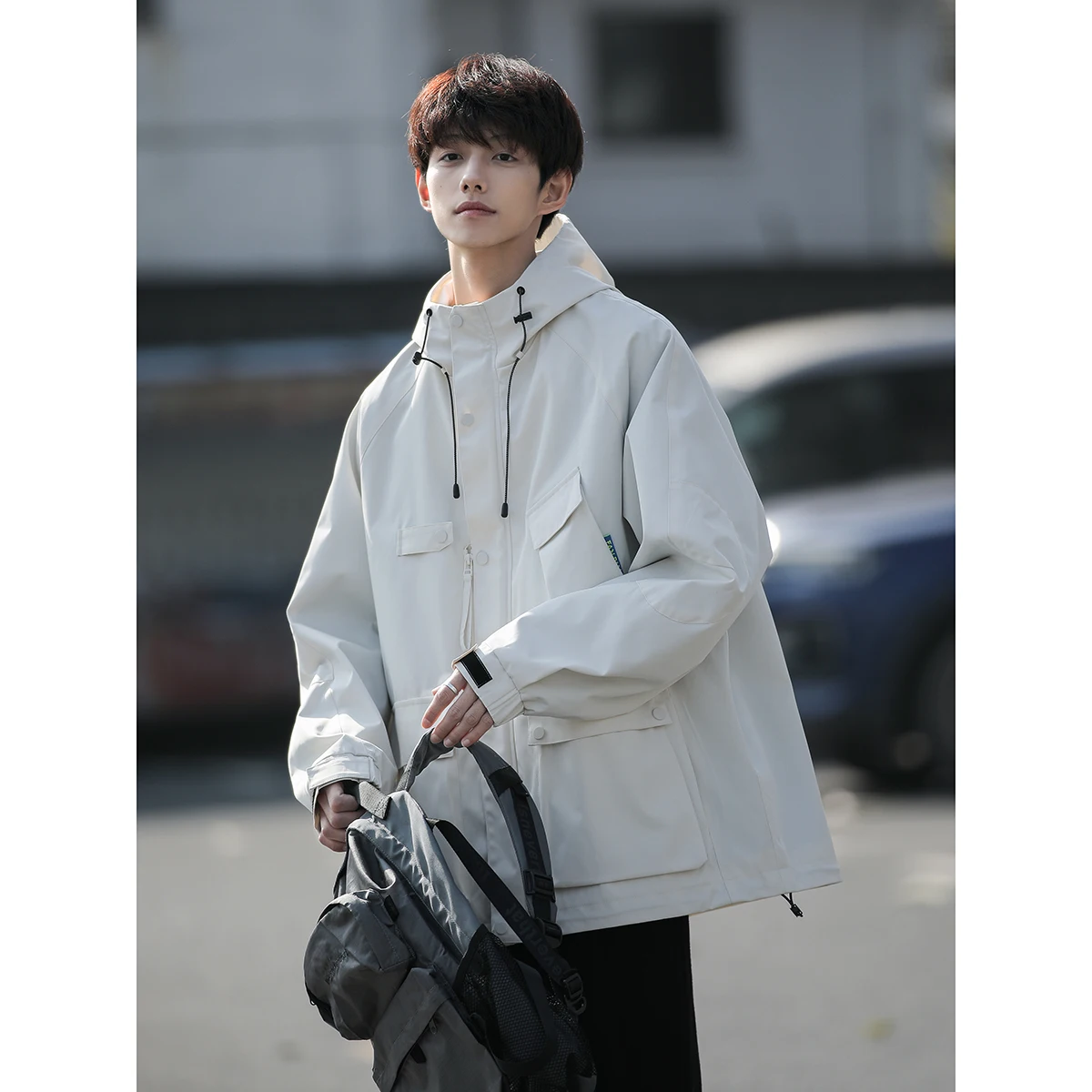 

Мужская демисезонная куртка для альпинизма, ветрозащитная, с множеством карманов, повседневная рабочая одежда, функциональный комплект для горного туризма, верхняя одежда