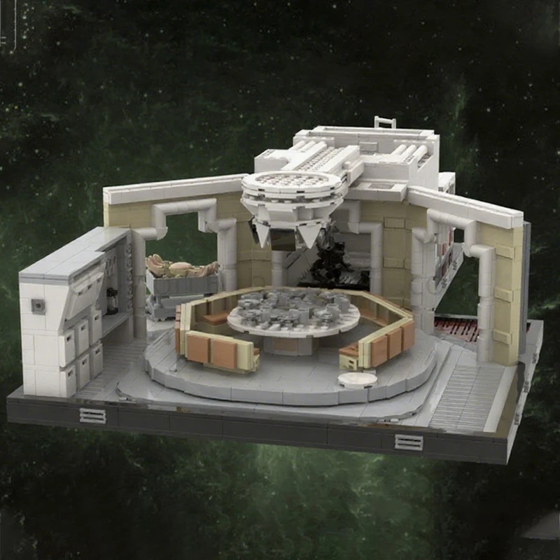 2691pcs MOC Alien The 8th Passenger Diorama - Upgraded PDF Icons Model Building Blocks Toys Construction Christmas Gift Brick 3D