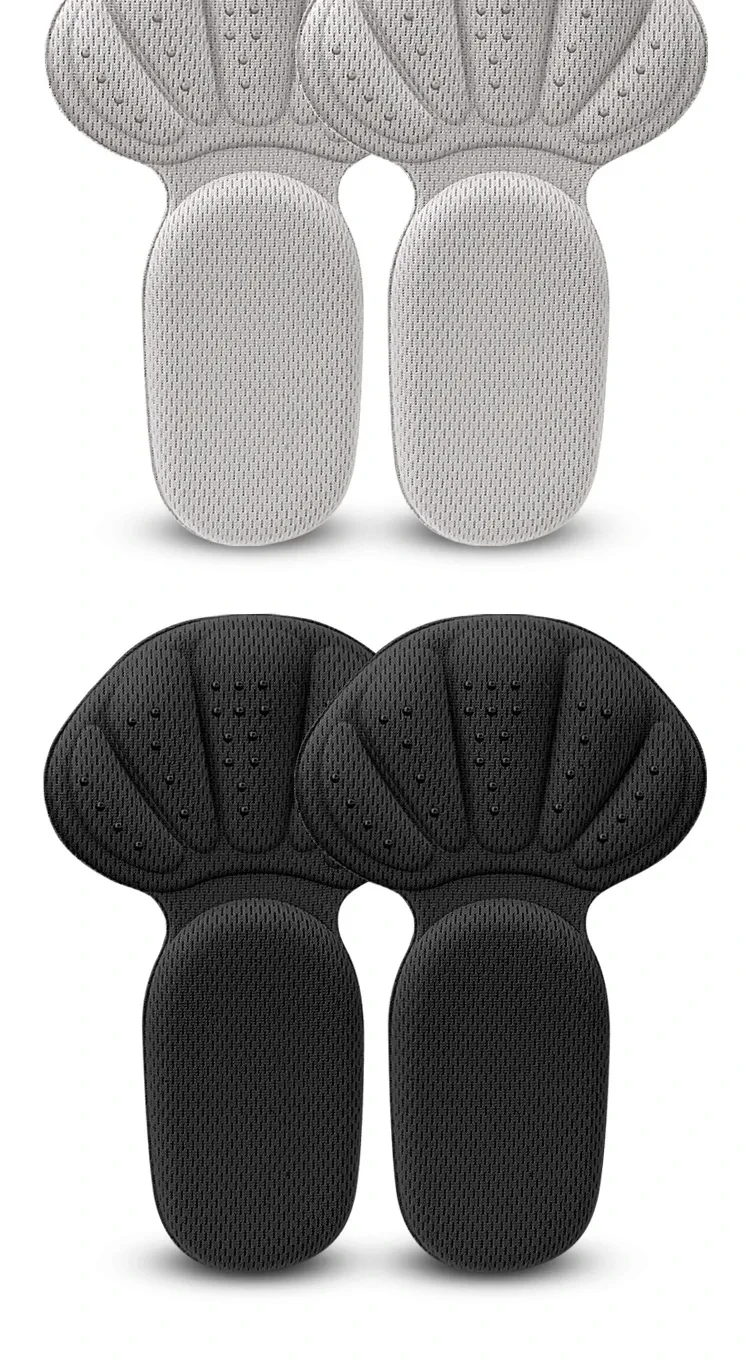Neue T-förmige Schuhabsatz-Aufkleber, Hochwertige Halbe Einlegesohlen für Sneaker, Fersen-Schutzpolster, Schuhgrößenreduzierer für Komfort – Detail 10