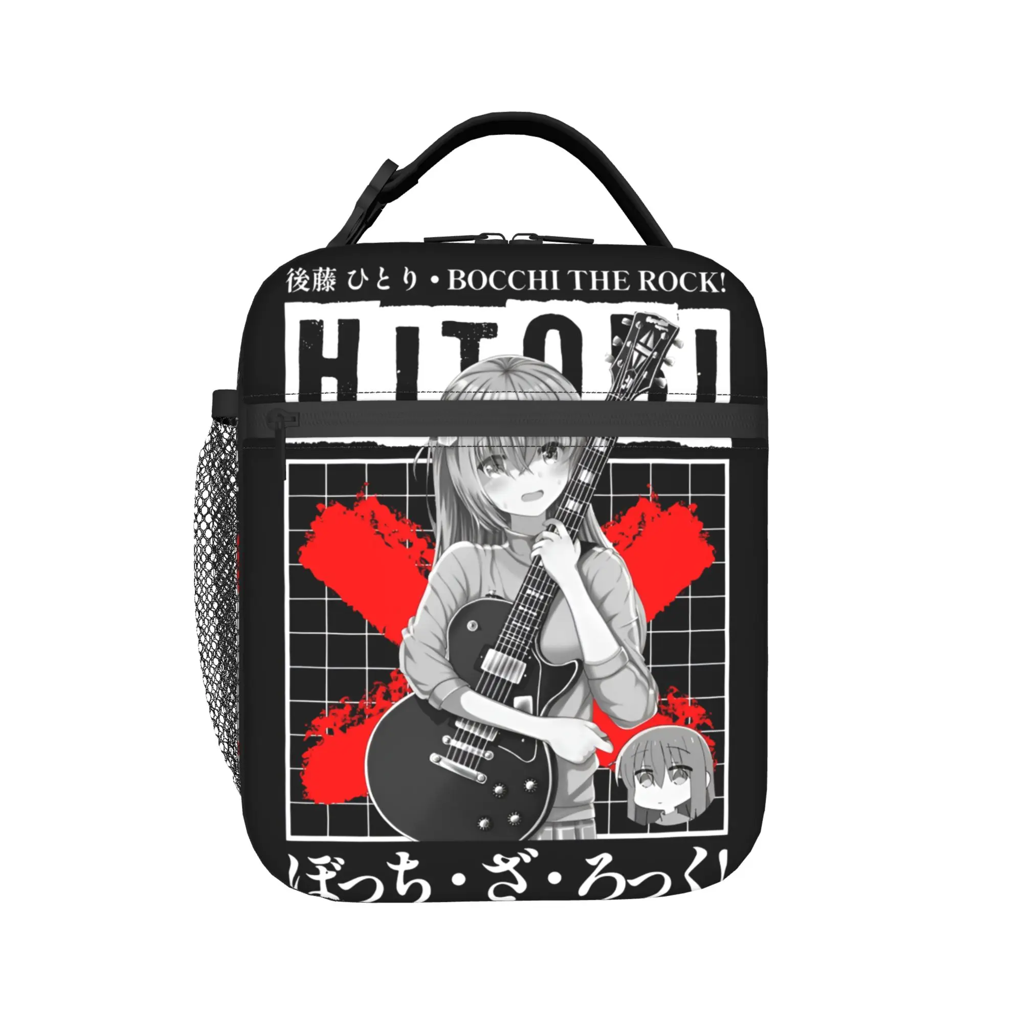 B-Bocchis the R-Rocks Portable Lunch Boxes Leakproof Anime Cos Kessoku Band Punk Thermal Cooler Food Insulated Lunch Bag School