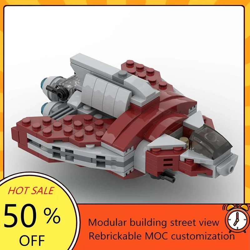 

181PCS Popular Space War Movie Model MOC Building Bricks T6 Shuttle Modular Technology Gifts Holiday Assemble Children Toy Suit
