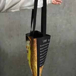 Umhängetasche mit Gott Elephant Casual Bag Wiederverwendbare Toutes von großer Kapazität, indische Götter Radha, Krishna, Ganesha Ganapati 6 Hauptverkaufsstatue Ganesha Grande - №5