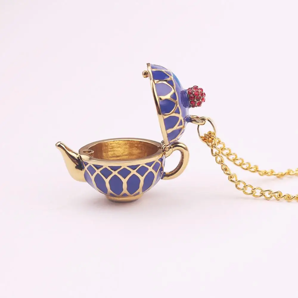 1~4PCS Pendant Enamel Glaze Sweater Chain Fashion Bohemian Jewelry Stud Earrings Teacup Teapot Mini Women Earrings Handmade