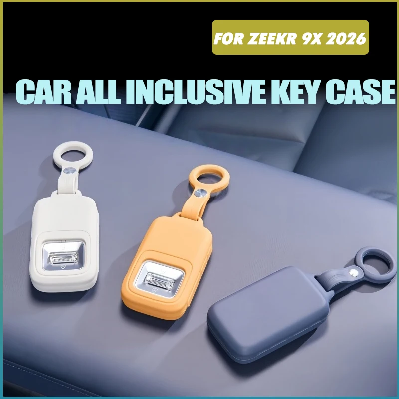 Car All Inclusive Key Protection Case Fit for ZEEKR 9X‌ 2026 Modified Silicone Key Protection Cover Car Interior Accessories