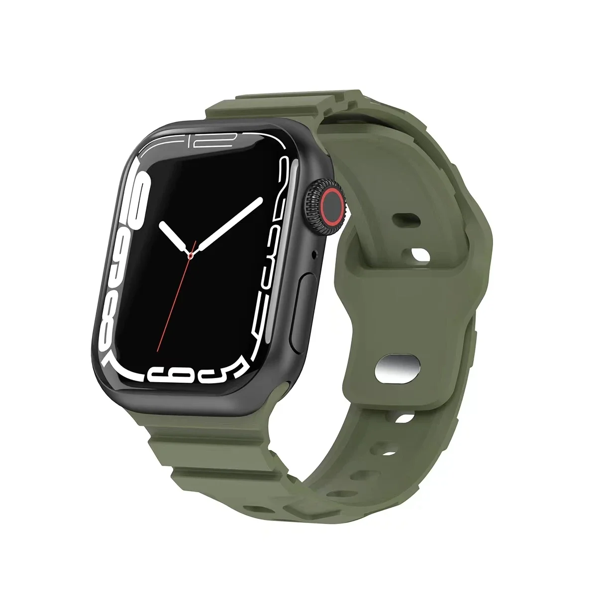 Silikonarmband für Apple Watch Band 49 mm 45 mm 41 mm Gummiarmband 40 mm 44 mm 38 mm 42 mm für iWatch Serie 3 5 6 SE 7 8 Ultra Band