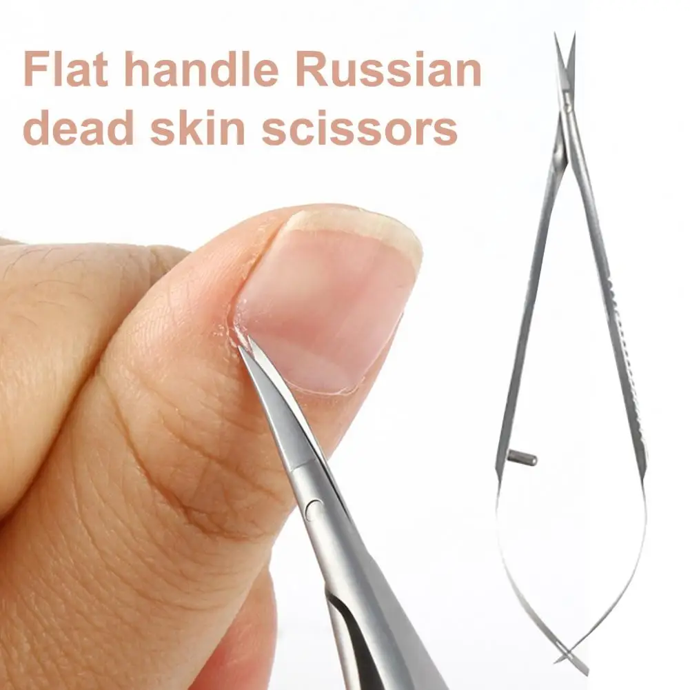 

Cuticle Scissor Practical Tight Closure Professional Stainless Steel Manicure Remover Cuticle Cutter for Household