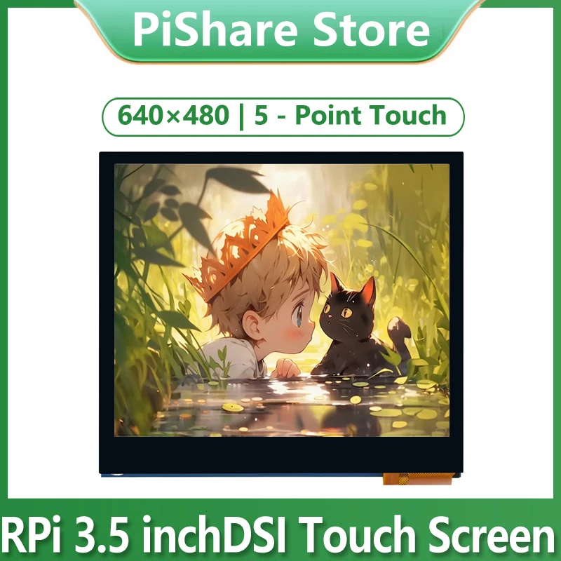 

Raspberry Pi 3.5 inch DSI Display MIPI LCD (E) 3.5inch Capacitive TouchScreen 640x480 5-Point Touch