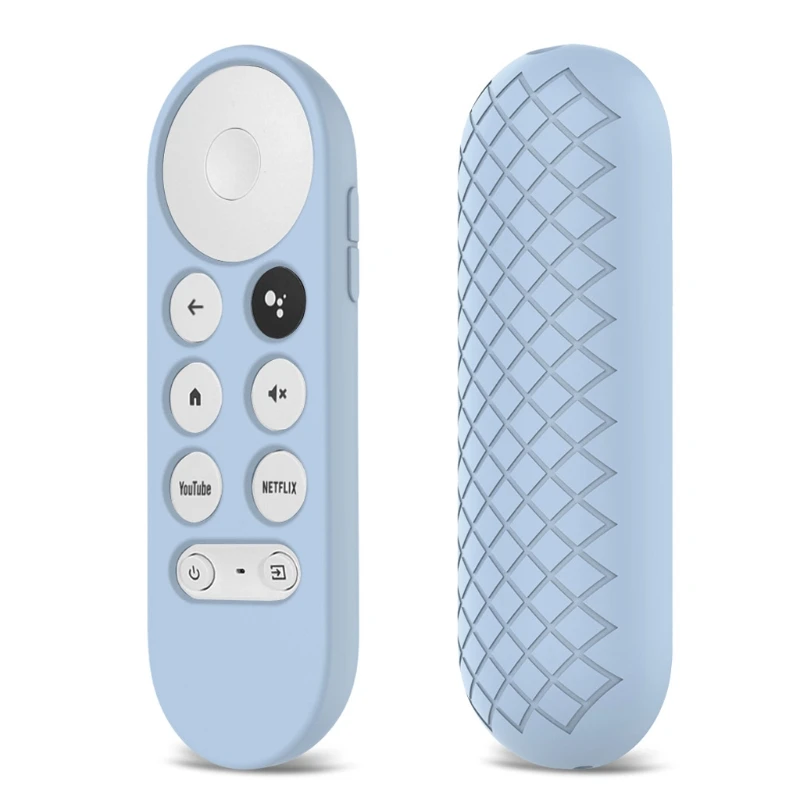 Silicone for CASE for chromecast 2020 Voice Remote Control, Shockproof Anti Slip Protective Cover Sleeve Skin