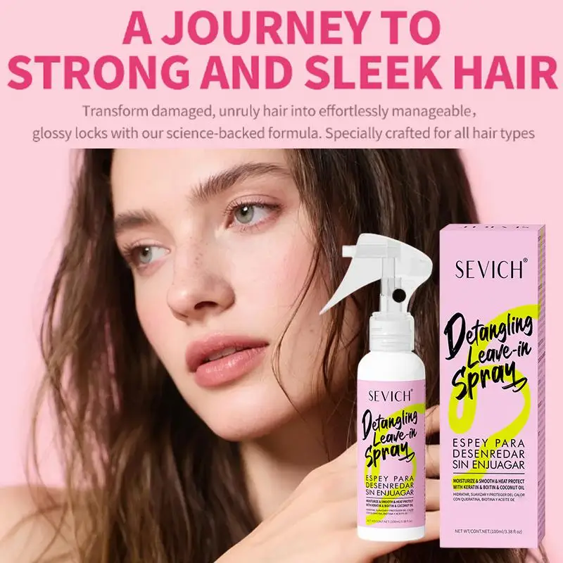 

Sevich 100Ml Hair Smoothing Spray To Repair Dyeing Damaged Hair Oil Essential Makes Shine Care Frizz Prevents Silk Ironing R6M9
