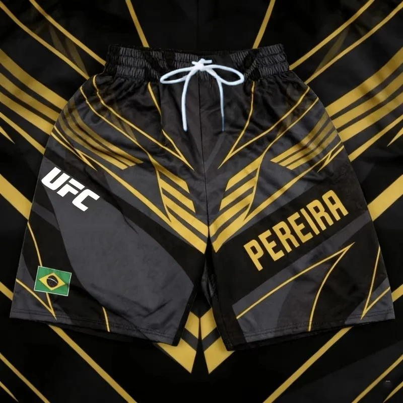 

Новые шорты UFC 2026 в стиле ретро, для мужчин и женщин, для ММА, для тренировок в восьмиугольной клетке, оверсайз, дышащие, для джиу-джитсу