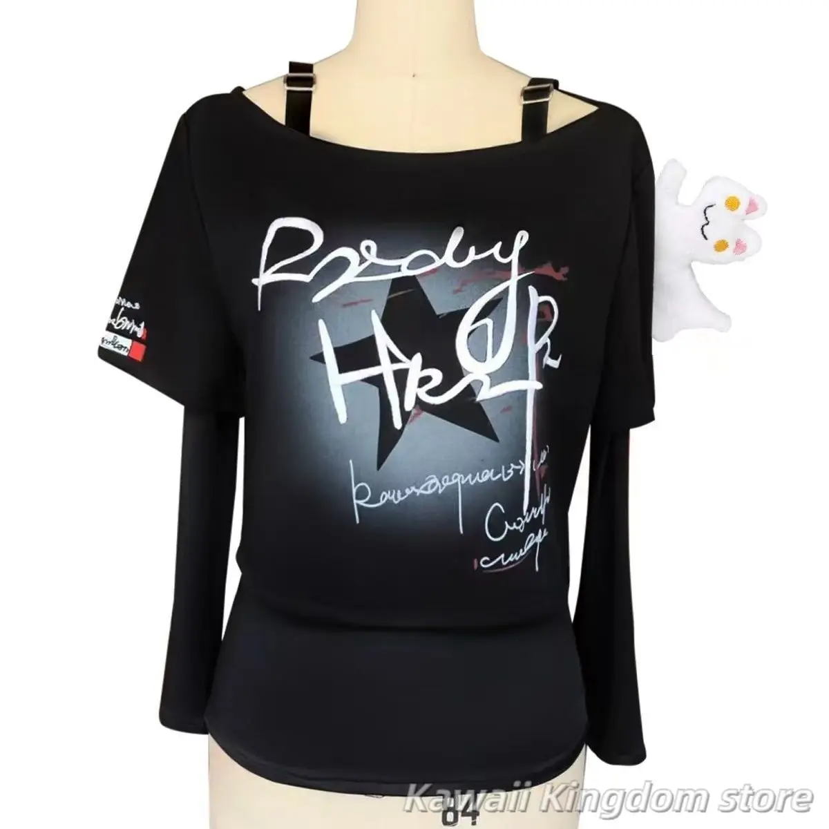 Miłość i Głębokie Kosmosy Miss Hunter Anime Gra Cosplay Unisex Długi Rękaw Bluzy Męskie Damskie Komplet