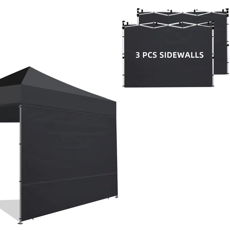 

Canopy Tent Sidewalls for 1010 Pop Up Canopy, 3 Pack Instant Canopy Sunwall, Waterproof and UV Protection Canopy Shade Wall, Str