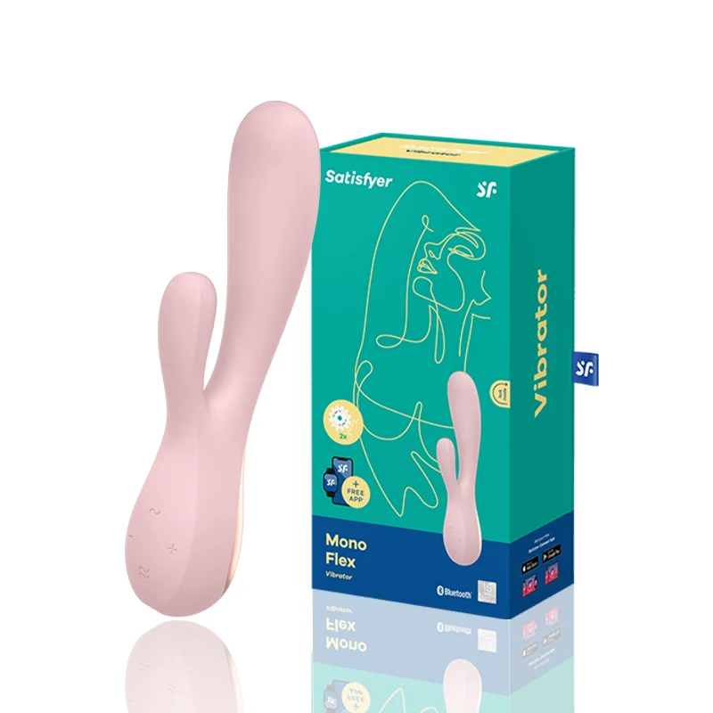 satisfyer Mono Flex Connect App Rabbit vibrator dildo woman clitoral stimulation G-spot stimulation double vibration adult toy