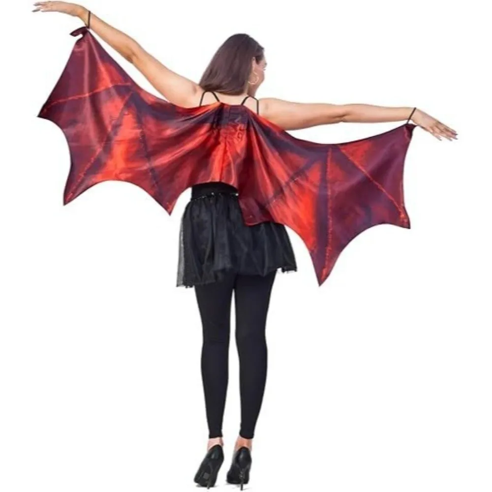Decoration Fantasty Dragon Wing Cape Foldable Universal Bat Wing Cloak Elastic Band Unisex Cosplay Wing Costume Adult