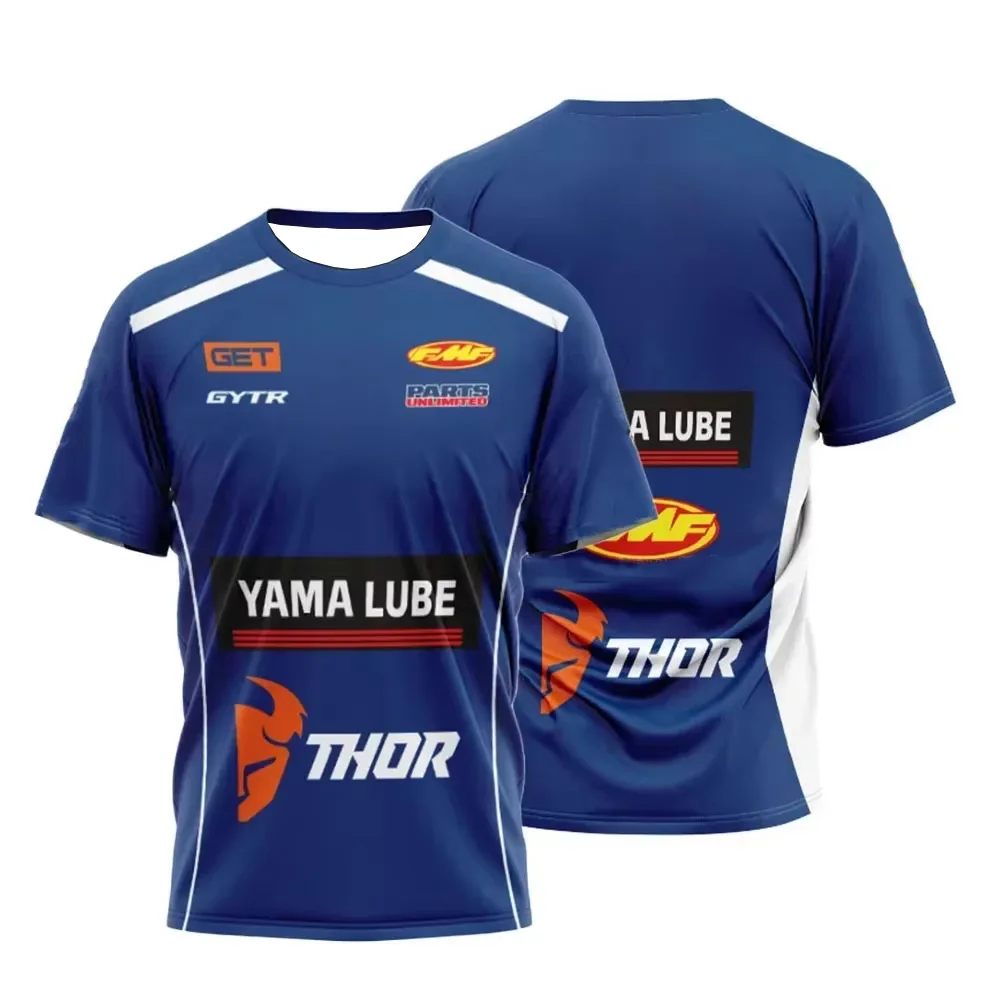 

New Dominant Men T Shirt Printed Motorcycle Team Superbike T Shirts Summer Quick Drying Breathable Crewneck Jersey Tops Tees