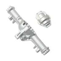 YIKONG CNC Aluminum Alloy Front Axle Box 12026 YK4082 Climbing Car Modification and Upgrade Op Accessories Silver